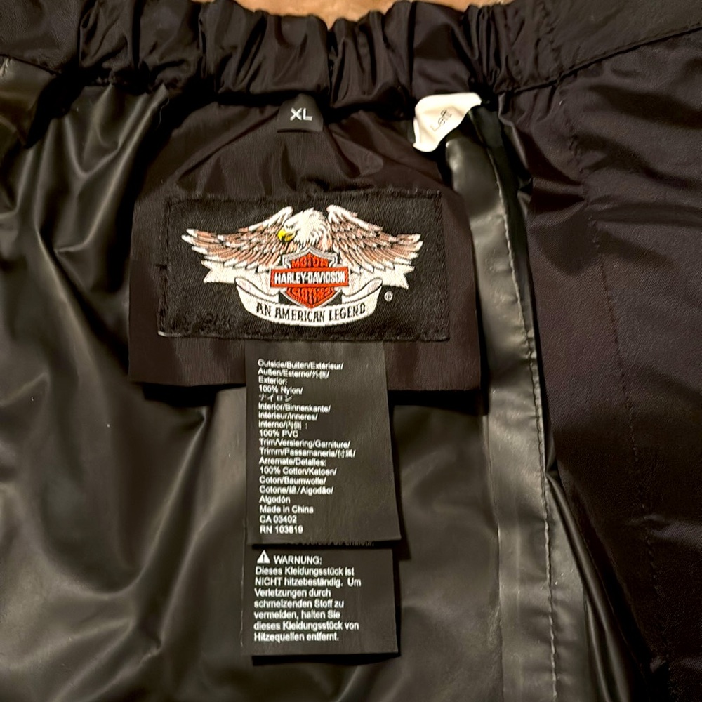 Harley Davidson Motorcycles Rain Slip Resistant Boot Covers Gaiters Size XL NEW - Picture 2 of 6